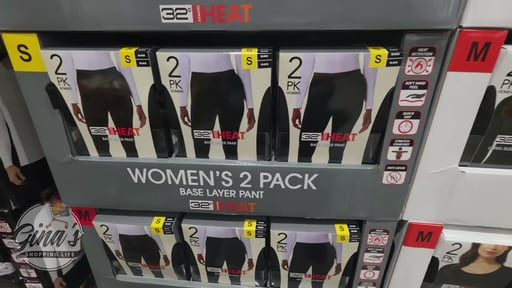 32 Degrees Women's Heat Pant 2-Pack