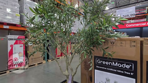 GreenMade 8' Faux Olive Tree