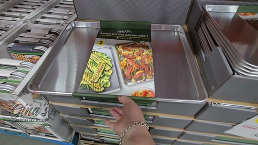 New Star Foodservice 2/3rd Sheet Pan 2PK