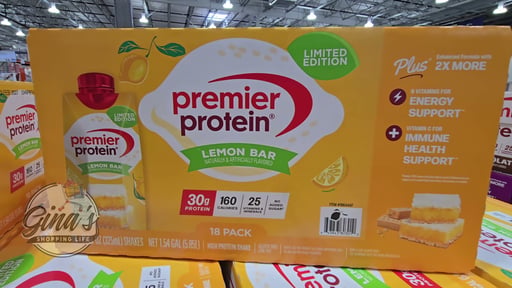 Premier Protein Lemon Bar Shake 18 Pack