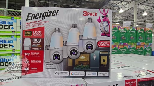 Energizer Light Bulb Security Camera 3PK