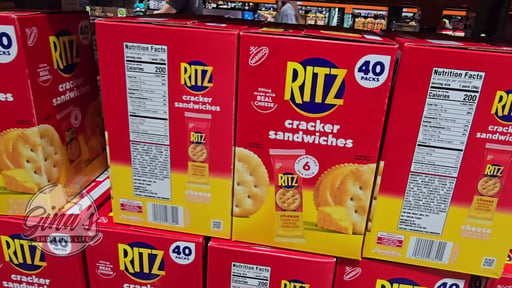 Ritz Cracker Sandwiches Cheese 40CT