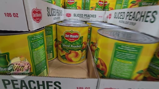 Del Monte Sliced Peaches #10 Can