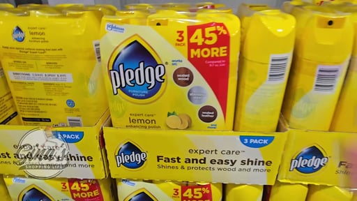 Pledge Lemon Clean Furniture Polish 3PK