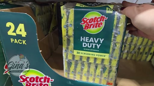 3M Scotch-Brite Heavy Duty Sponge 24 CT