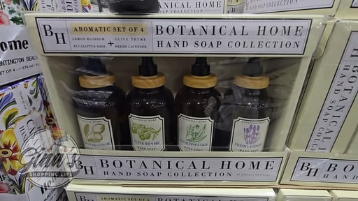H+B Botanical Home Hand Soap, 4 Pack, 19.5 fl oz Each