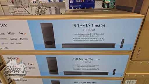 Sony HT-BC50 3.1-Channel Soundbar with Wireless Subwoofer
