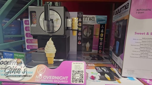 Gourmia Soft Serve Ice Cream and Frozen Drink Maker