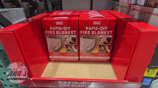 RAPID-OFF Fire Blanket 2-Pack