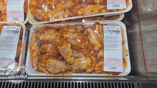 Garlic Seasoned Party Wings Per Lb