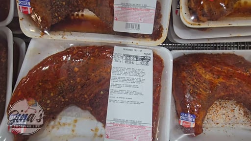 Kirkland Signature Seasoned Tri-Tip per lb