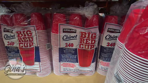 Kirkland Signature Chinet 18 oz Red Cups 240 Count