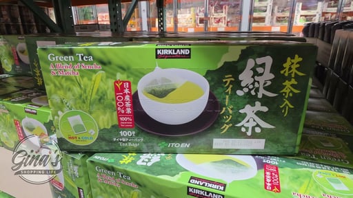Kirkland Signature Japanese Green Tea, 100 Count (0.330 lbs)