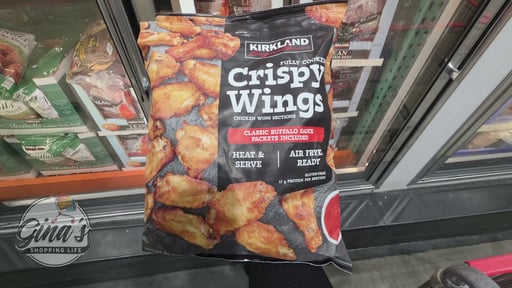 Kirkland Signature Crispy Wings with Buffalo Sauce 4 lbs
