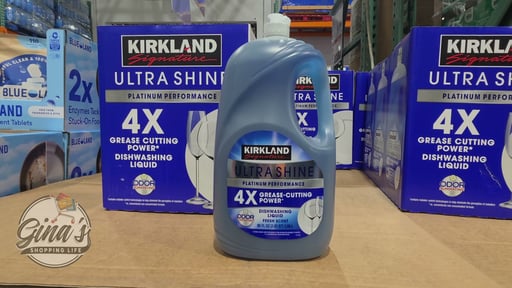 Kirkland Signature Ultra Shine Liquid Dish Soap, Fresh, 90 fl oz