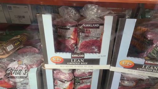 Kirkland Signature Ground Beef 5/1 Pound Chubs