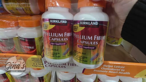 Kirkland Signature Psyllium Fiber Capsules, 2 x 360 Count