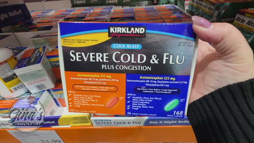 Kirkland Signature Severe Cold & Flu Day/Night 168 Caplets