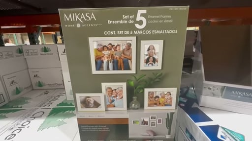 Mikasa Enamel Picture Frames, Set of 5