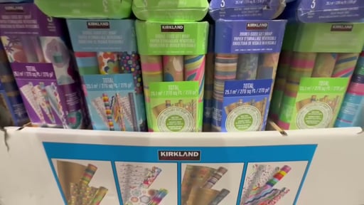 Kirkland Signature Everyday Gift Wrap, 270 Sq. Ft. Total