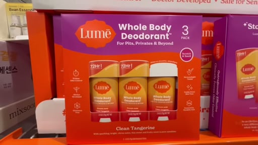 Lume Whole Body Deodorant, 3-Pack, 2.6 oz