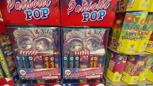Jake's Fireworks Patriotic Pop 6 lbs