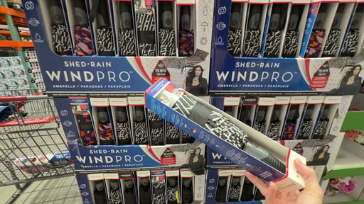 ShedRain WindPro Compact Umbrella 46"