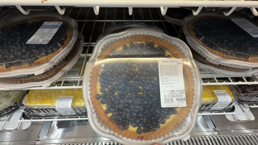 Blueberry Custard Pie