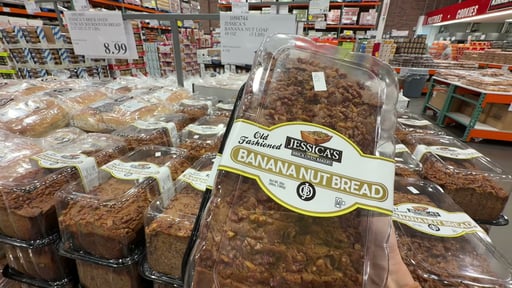 Jessica's Banana Nut Loaf 48 oz (3 lbs)