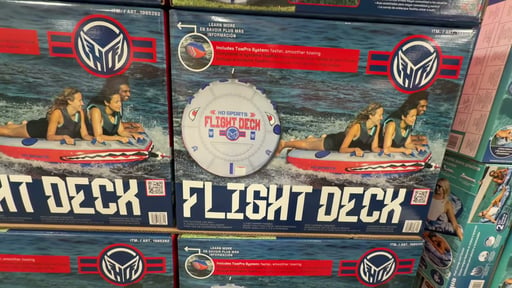 O'Brien HydroSlide Flight Deck Towable Tube with Tow Rope