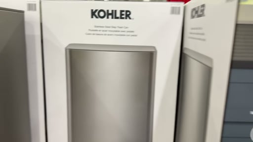 Kohler 47L Kitchen Step Can Stainless Steel
