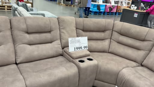 Barcalounger Carmelo Fabric Power Sectional