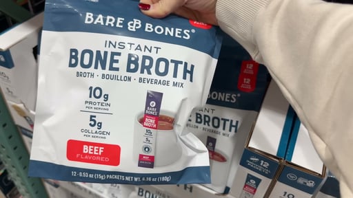 Bare Bones Instant Beef Bone Broth Sticks