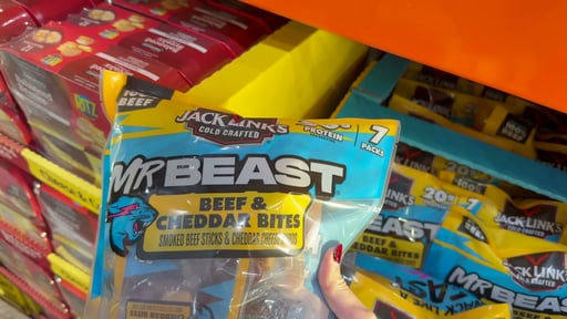 Jack Link's MrBeast Beef & Cheddar Bites 7/3 oz