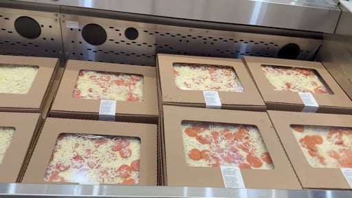 Kirkland Signature Pepperoni Pizza Take and Bake on Roman Style Pinsa
