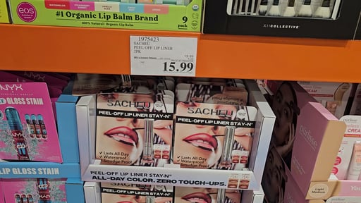 Sacheu Beauty Peel-Off Lip Liner Stay-N 2 Pack