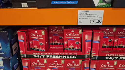 Old Spice Swagger Deodorant Aluminum Free 4-Pack, 3 oz