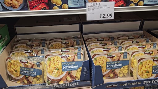 Kirkland Signature Five Cheese Tortelloni, 2/24 Ounce Packages