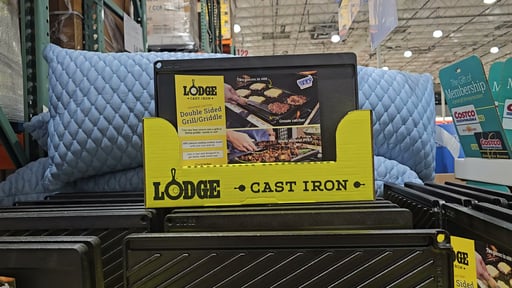 Lodge Seasoned Cast Iron Reversible Grill/Griddle