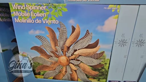 StyleCraft Two-Tone Metal Wind Spinner