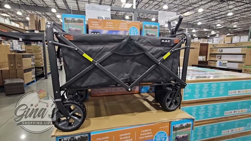 Mac Sports XL Folding Wagon with Brakes