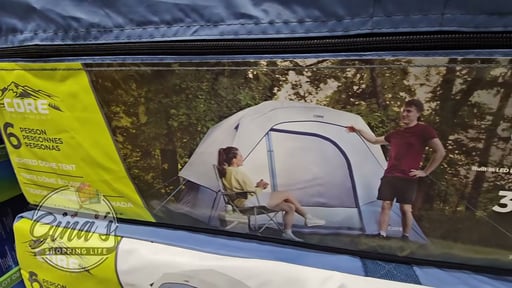 CORE 6-Person Lighted Dome Tent