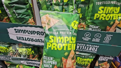 Simply Protein Tortilla Protein Chips (Kickin' Jalapeno Ranch)