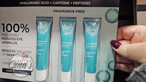RoC Hydration+ Replumping Eye Cream, 3-Pack, 0.6 fl oz
