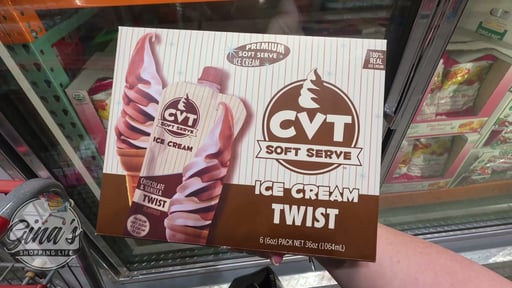 CVT Twist Soft Serve Ice Cream, 6 x 6 oz