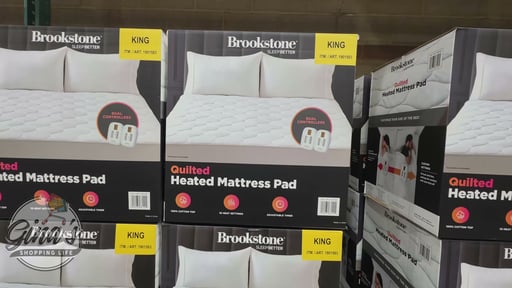 Brookstone Quilted Heated Mattress Pad King Size