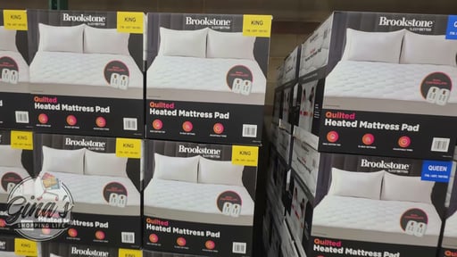 Brookstone Quilted Heated Mattress Pad Queen Size