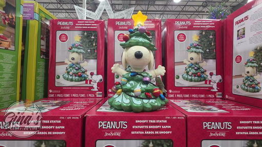 14.7" Snoopy Christmas Tree Figurine by Jim Shore with LED Star