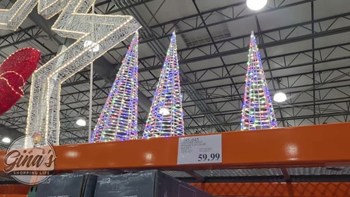 LED Cone Trees with Multi-Color Lights, Set of 3