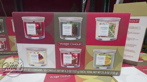 Yankee Candle Holiday Scented Candle Gift Set, 6-Pack, 25.8 oz